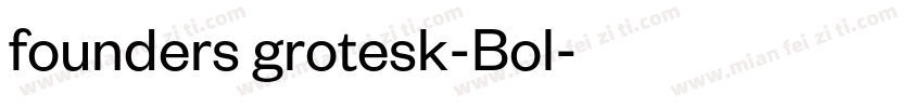 founders grotesk-Bol字体转换